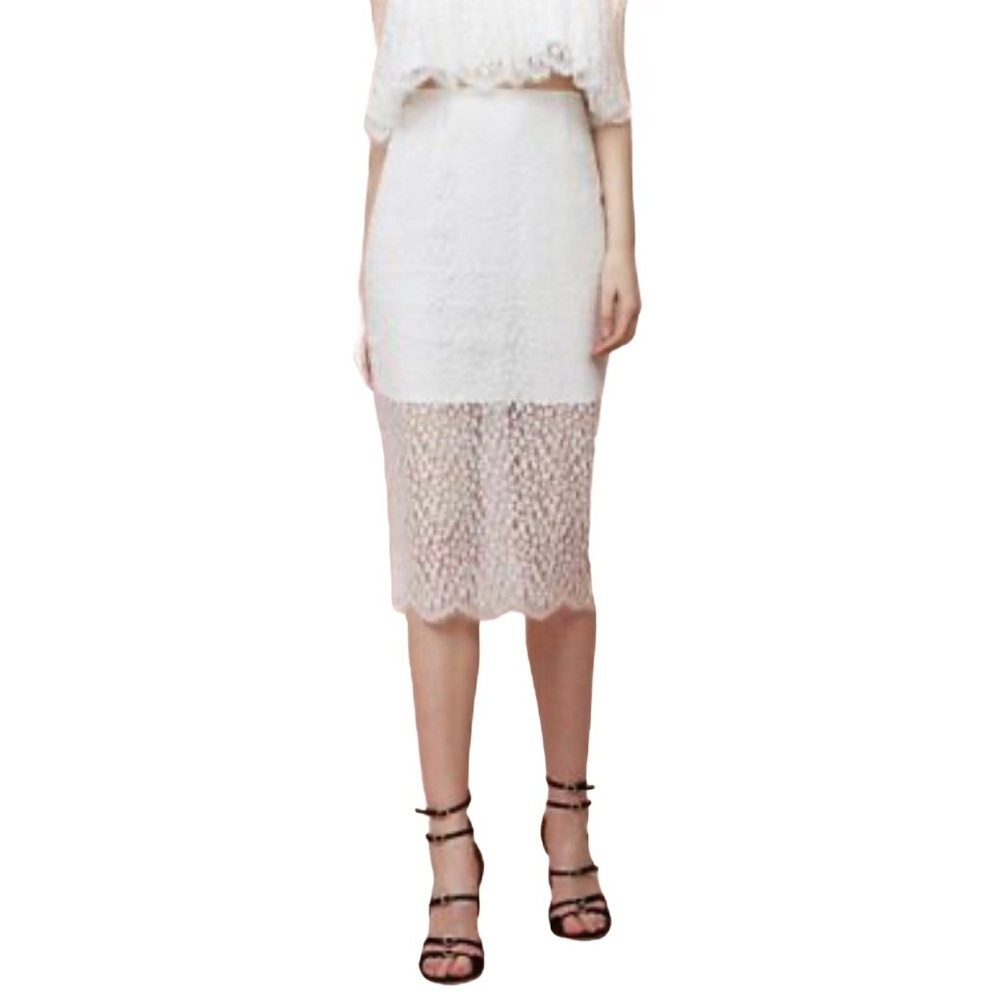 Keepsake the Label Wanderer Ivory Lace Midi Skirt - Picture 2 of 11